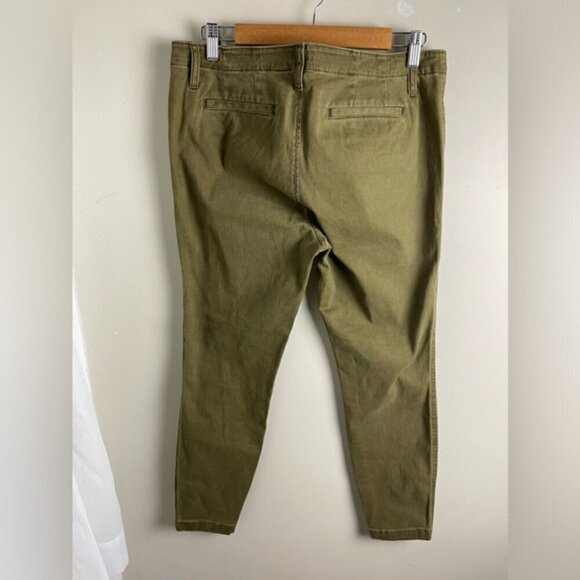 J Crew women’s factory army green stretch utility pant size 31 NEW NWT - Picture 5 of 14